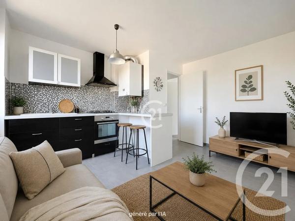 Appartement F3 à vendre  3 pièces - 44,20 m 2   NOISY LE SEC  - 93