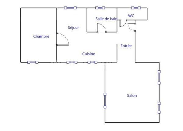 T3, Bouchon de Champagne, 63 m² au sol.