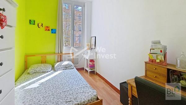 T3 cosy, au dernier étage d'une petite co-propriété, avec loggia ou balcon