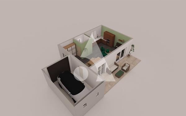 Maison 3 pièces 75.35 m2