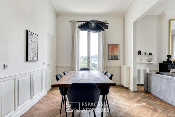 Appartement Haussmannien avec vue exceptionnelle