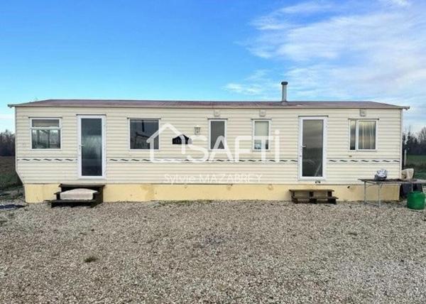 Terrain avec mobil home