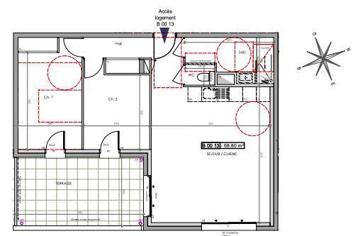 Appartement à vendre 3 pièces 68 m² Claix