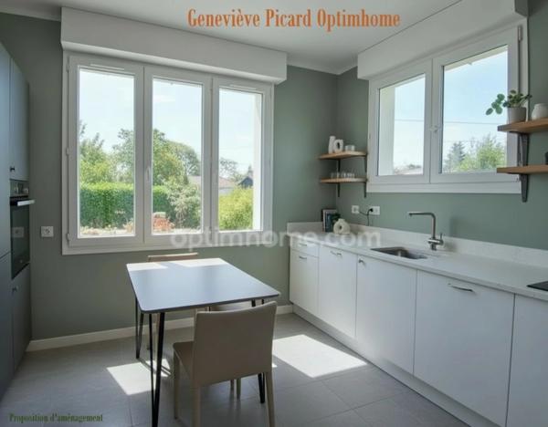A vendre à Evellys : maison de 100 m2 au coeur de Moustoir-Remungol sur un terrain à bâtir de 1000 m2