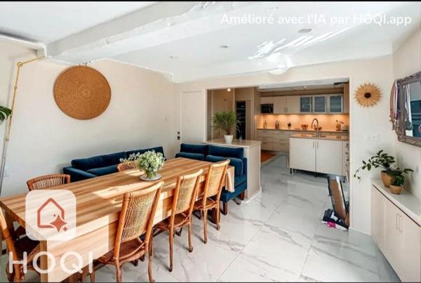 Un espace généreux dans un cadre paisible.