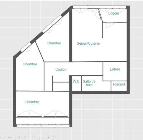 Appartement 4 pièces - 79 m² Exclusivité efficity