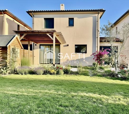 MAISON NEUVE 4 PIECES avec GARAGE - JARDIN & VUE DEGAGEE - 15mn accès A8