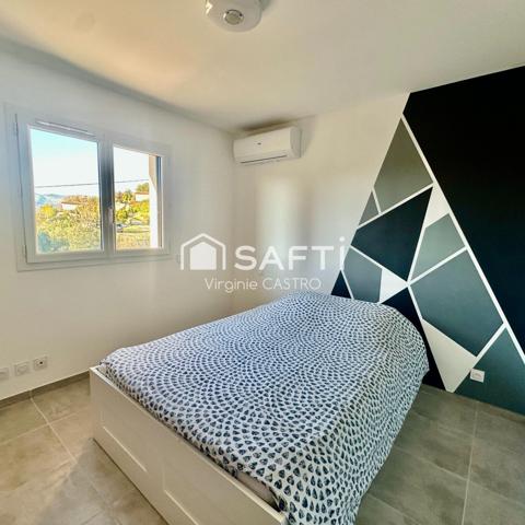 MAISON NEUVE 4 PIECES avec GARAGE - JARDIN & VUE DEGAGEE - 15mn accès A8