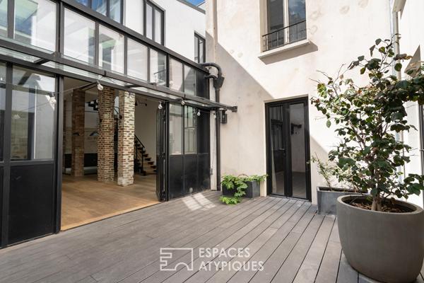 Loft avec terrasse aux deux derniers étages