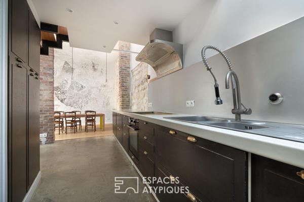 Loft avec terrasse aux deux derniers étages