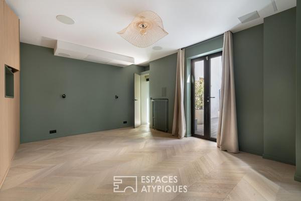 Loft avec terrasse aux deux derniers étages