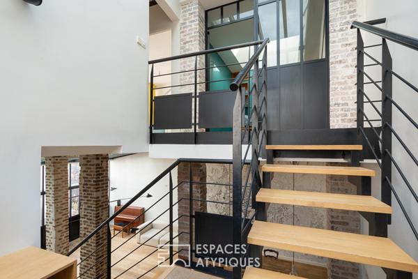 Loft avec terrasse aux deux derniers étages