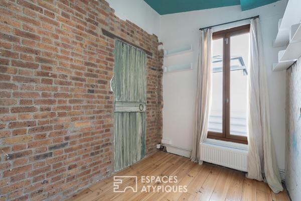Loft avec terrasse aux deux derniers étages