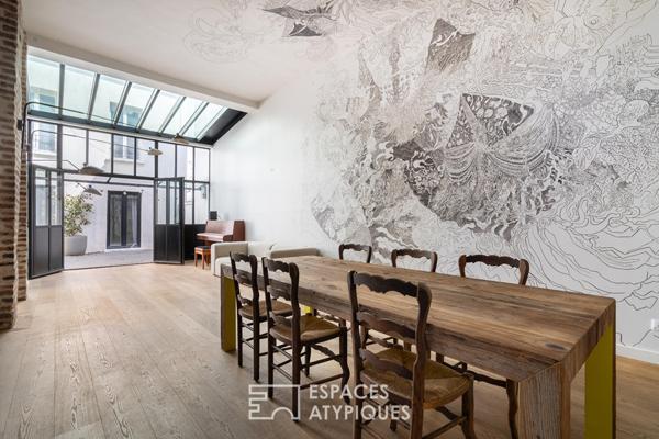 Loft avec terrasse aux deux derniers étages