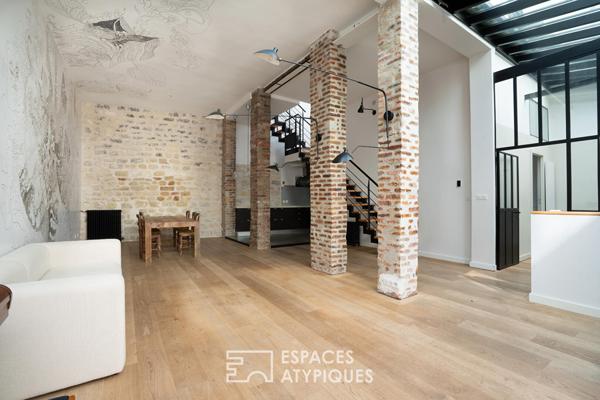 Loft avec terrasse aux deux derniers étages