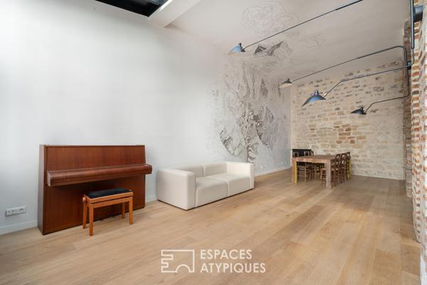 Loft avec terrasse aux deux derniers étages