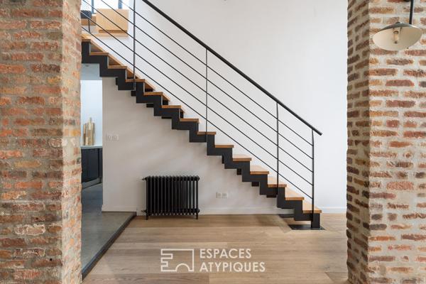 Loft avec terrasse aux deux derniers étages
