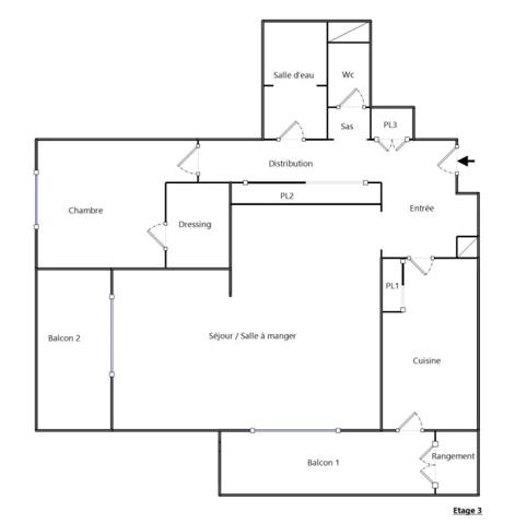 APPARTEMENT T2 A LOUER - ST GENIS LAVAL Centre-Bourg 69.5 m 2 975 € charges comprises par mois