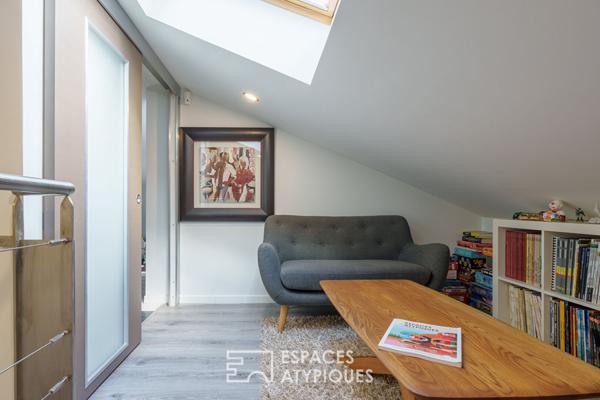 Triplex avec jardin dans une ancienne école