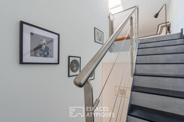 Triplex avec jardin dans une ancienne école