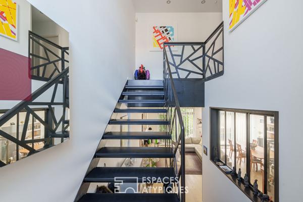 Triplex avec jardin dans une ancienne école