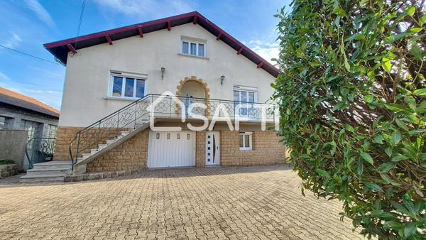 Maison 5 chambres avec terrain clos