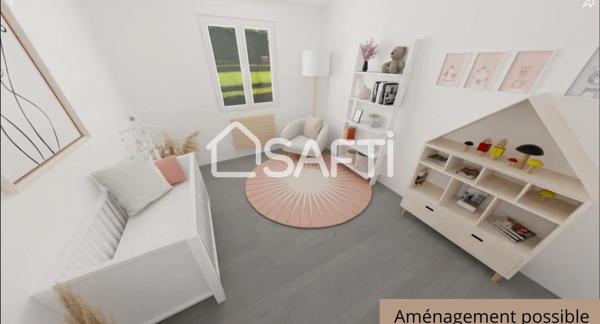 Maison 5 chambres avec terrain clos