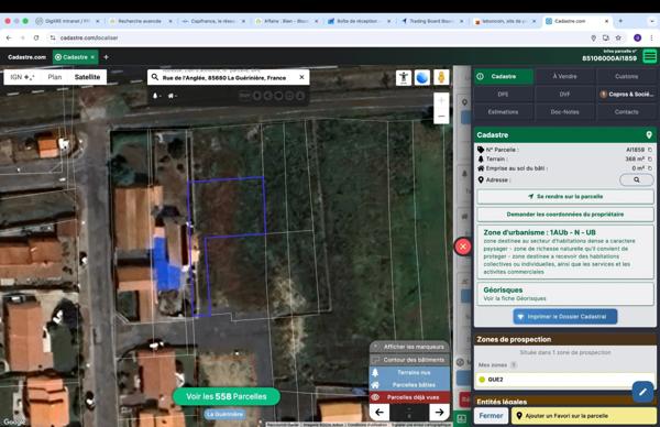 Terrain à vendre LA GUERINIERE (85)