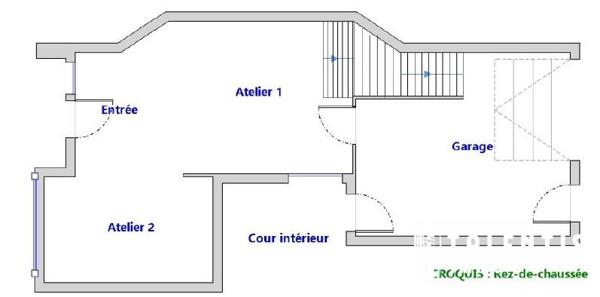 NANTES, PLACE DU CIRQUE | LOCAL COMMERCIAL (47.15m²) +2 PIECES (54.84m²)