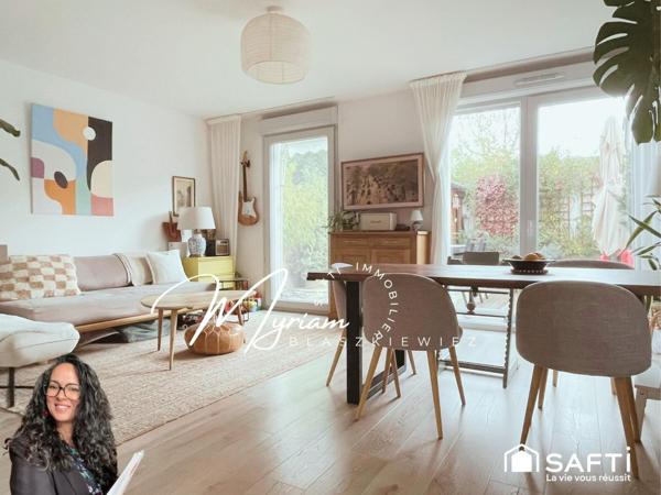 À Antony, dans une rue tranquille, une maison récente (2021 – RT2012)