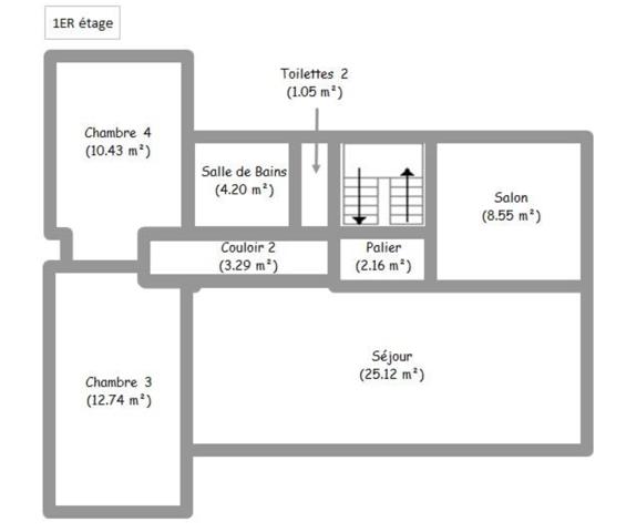 Maison
         6 pièces
        - 134 m² Exclusivité 290 000 € *