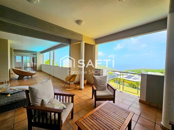 Propriété d’exception avec vue mer et dépendance – Quartier Grand Fonds, Case-Pilote