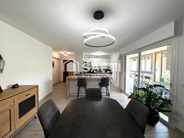 T3 comme neuf avec cave, parking et garage