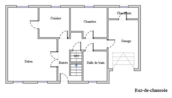 Pavillon 5 pièces (4 chambres) sur terrain de 1340 m² à PONTCARRE (77)