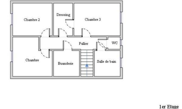 Pavillon 5 pièces (4 chambres) sur terrain de 1340 m² à PONTCARRE (77)