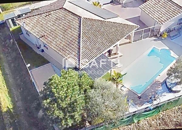 Maison 5 pièces avec piscine, double garage et dépendance
