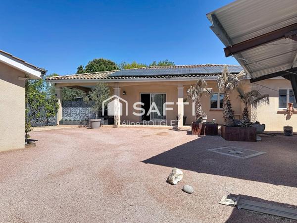 Maison 5 pièces avec piscine, double garage et dépendance