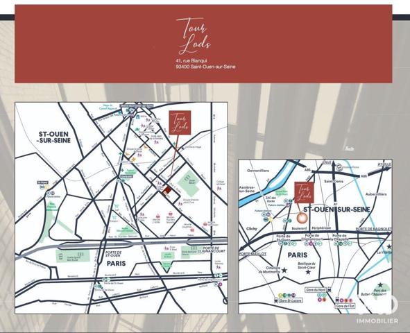 Appartement à vendre 3 pièces 84 m² Saint-Ouen-sur-Seine