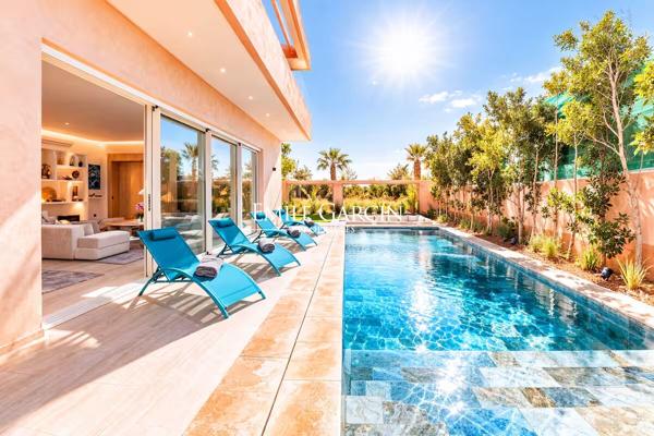 À vendre villa neuve dans un domaine golfique à Marrakech