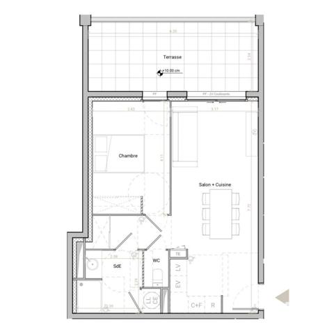 Appartement à vendre 2 pièces 46 m² Font-Romeu-Odeillo-Via