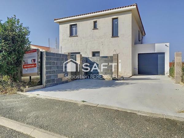 Maison neuve avec garage piscine, confort du plain pied,4 chambres, finitions en cours