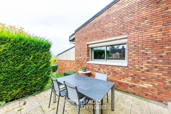 Maison d’architecte avec patio intérieur