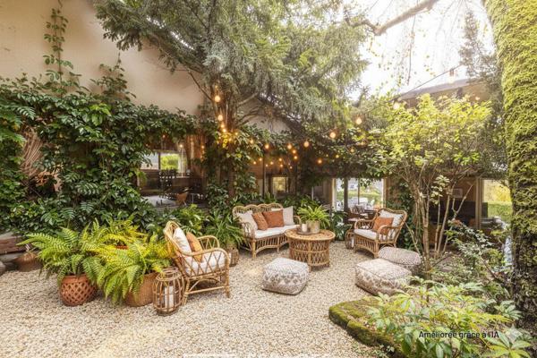Maison d’architecte avec patio intérieur