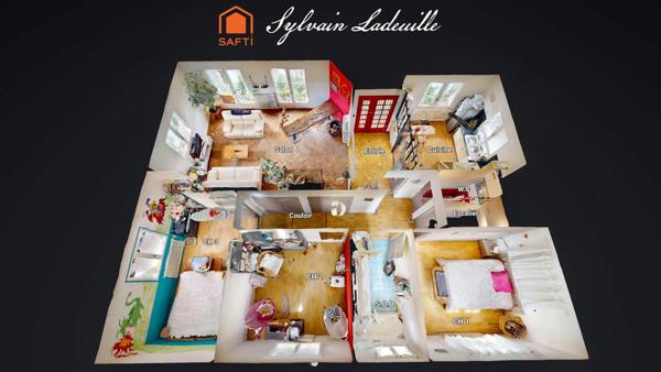 Maison de 120 m² sur 1161 m2 de terrain proche des commerces