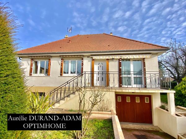 Agréable Maison de plain-pied surélevée - Beau Jardin  plat, clos et arboré - Sous - sol total - vaste Grenier