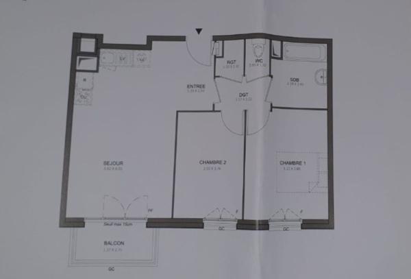 Appartement Sartrouville 3 pièce(s) 56.35 m2