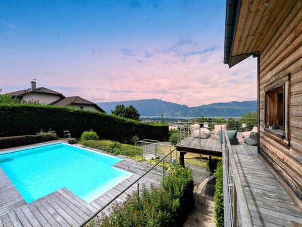 Chalet Pugny Chatenod 5 pièces 220 m2 - vue lac panoramique