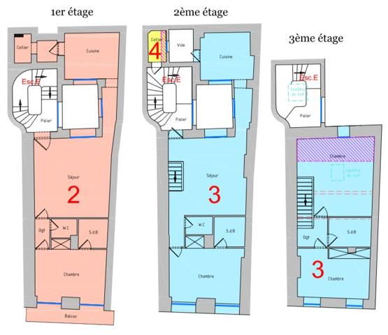 Appartement proche Triangle d'Or avec exterieur - Gambetta - Pey Berland