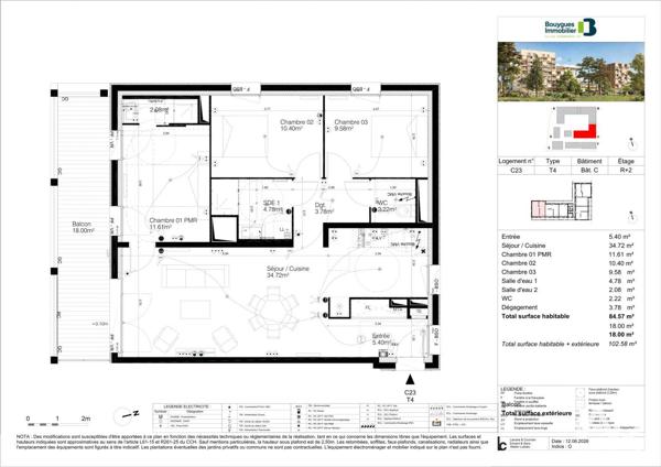Appartement à vendre 4 pièces 83 m² Bordeaux