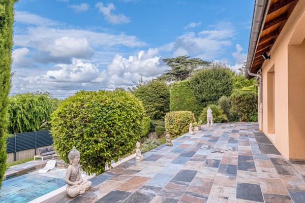 69110 SAINT FOY LES LYON - MAISON + APPARTEMENT - PISCINE - GARAGE - JARDIN - VUE PANORAMIQUE - PROCHE DES COMMODITES - CALME